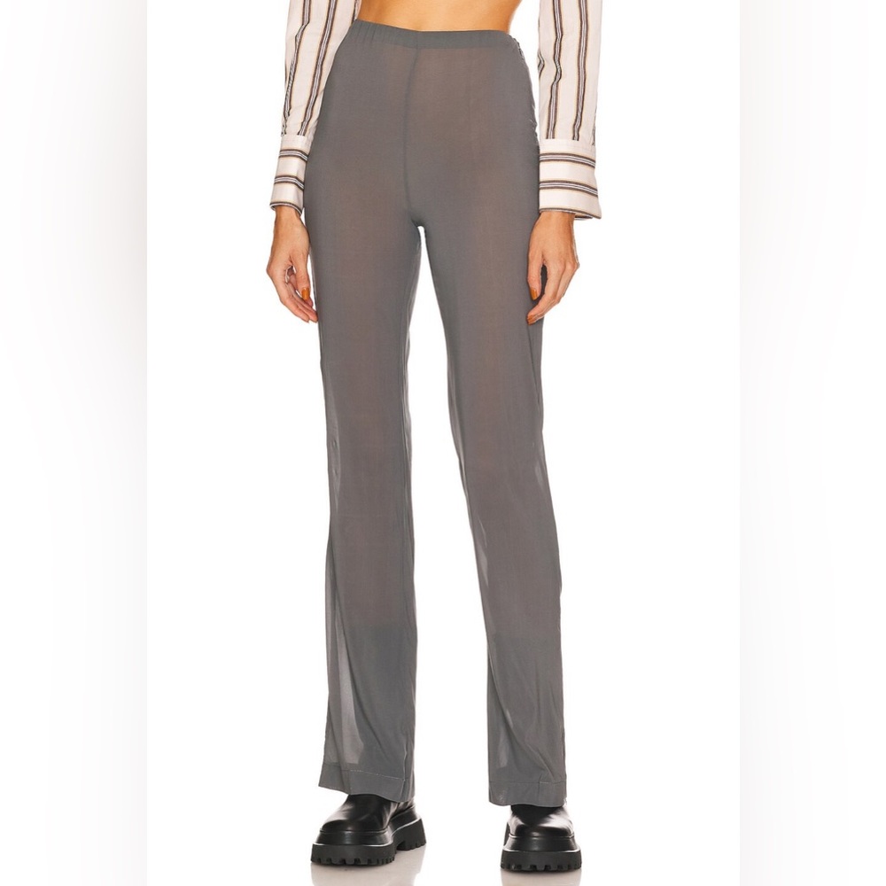 L’Academie Sheer Pantalette in Smoke Grey